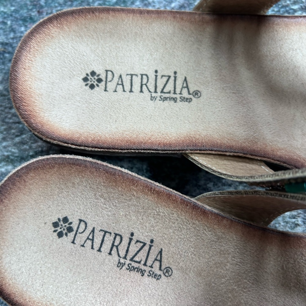 Patricia Spring Step Multicolor Beaded Slide Sandals size 8 - Picture 4 of 4